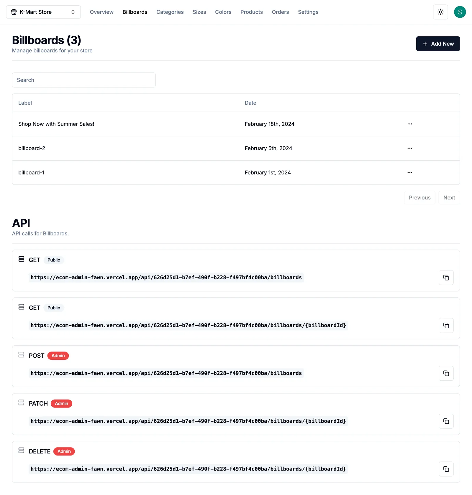 Ecommerce-Admin — Admin site for an ecommerce application.